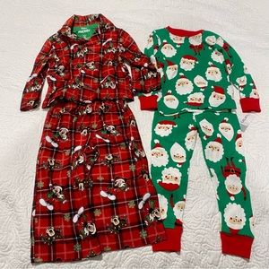 Christmas Pajama Set Mickey Mouse and Santa
